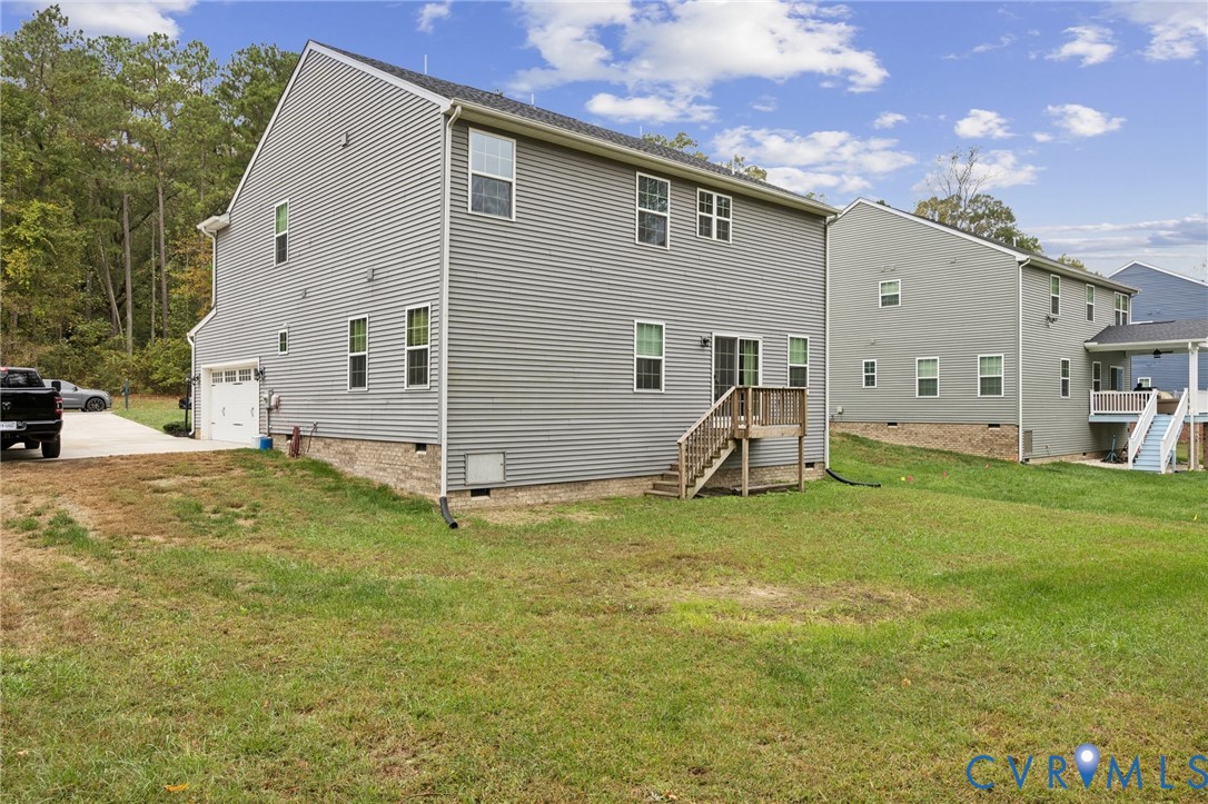 10237 Centralia Sta Road Chester, VA 23831 - Photo 34 of 35 a view of a house with backyard
