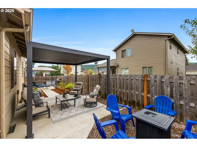 a view of living room and patio