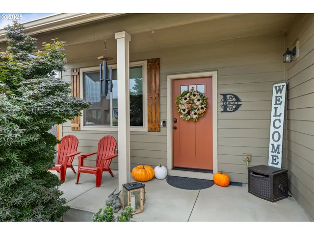 a view of outdoor seating space