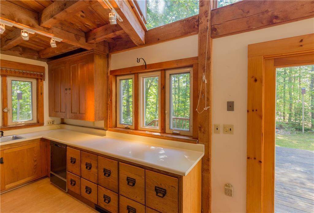 729 Boothbay Road Edgecomb, ME 04556 - Photo 12 of 23 The kitchen with vaulted ceiling,...