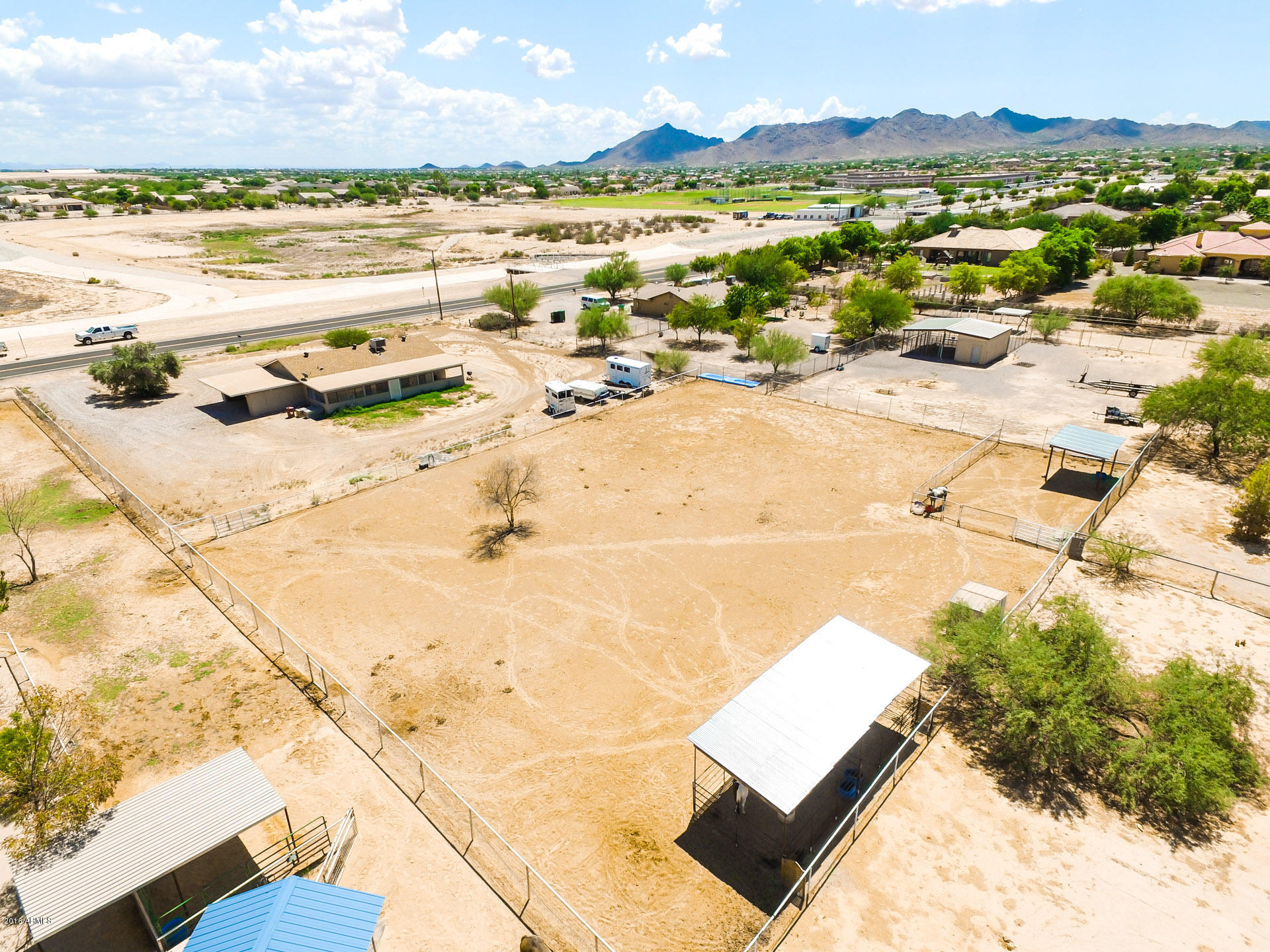 24460 South Sossaman Road Queen Creek, AZ 85142 - Photo 24 of 29 aerial back 3