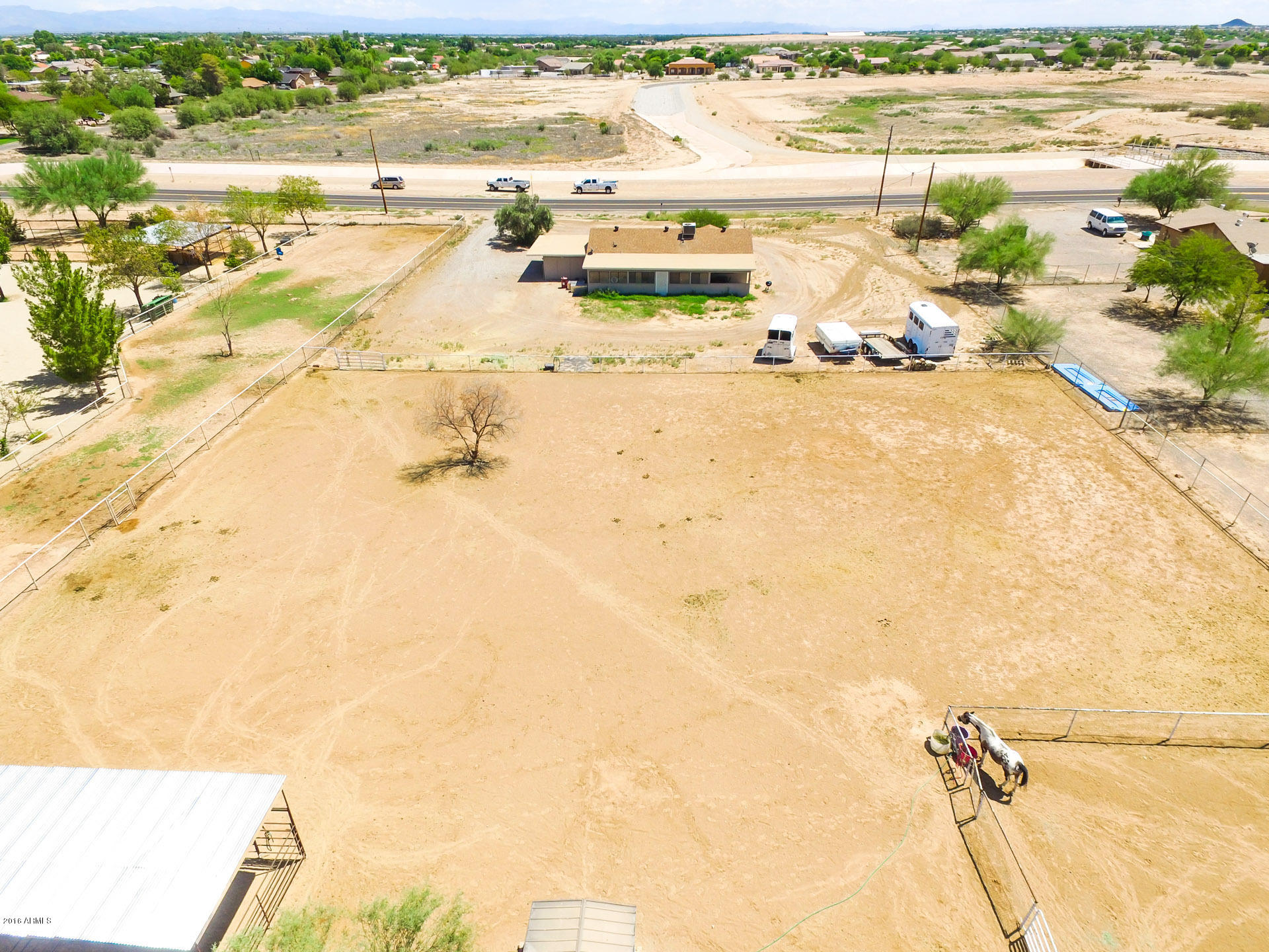 24460 South Sossaman Road Queen Creek, AZ 85142 - Photo 25 of 29 aerial back 2