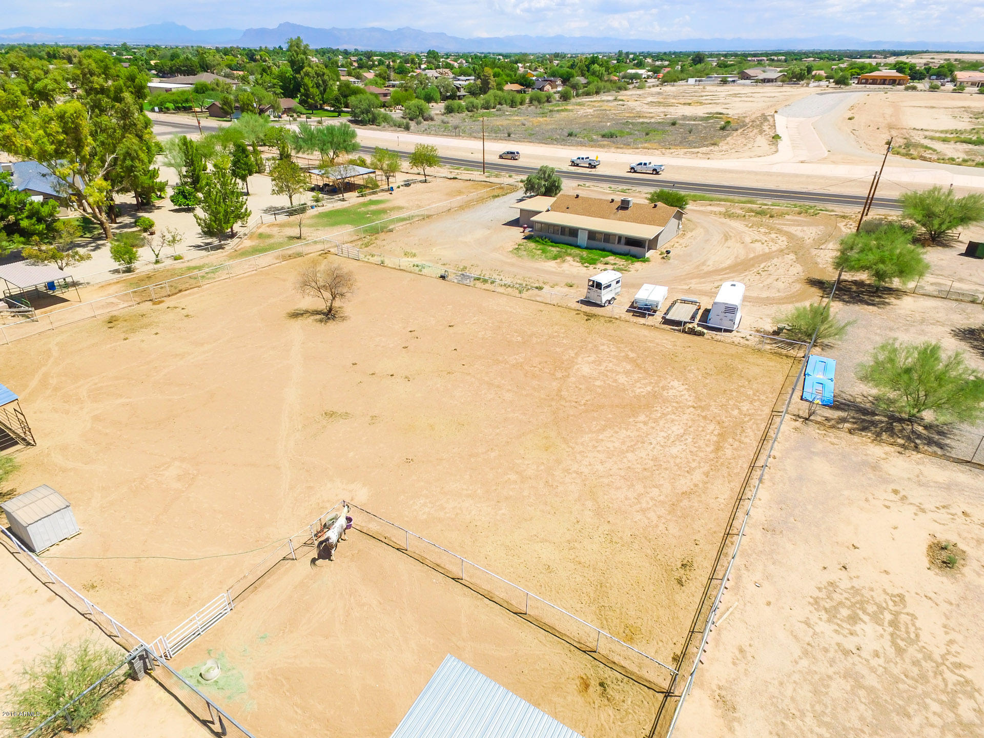 24460 South Sossaman Road Queen Creek, AZ 85142 - Photo 26 of 29 aerial back