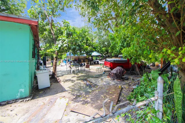 a view of outdoor space deck and garden