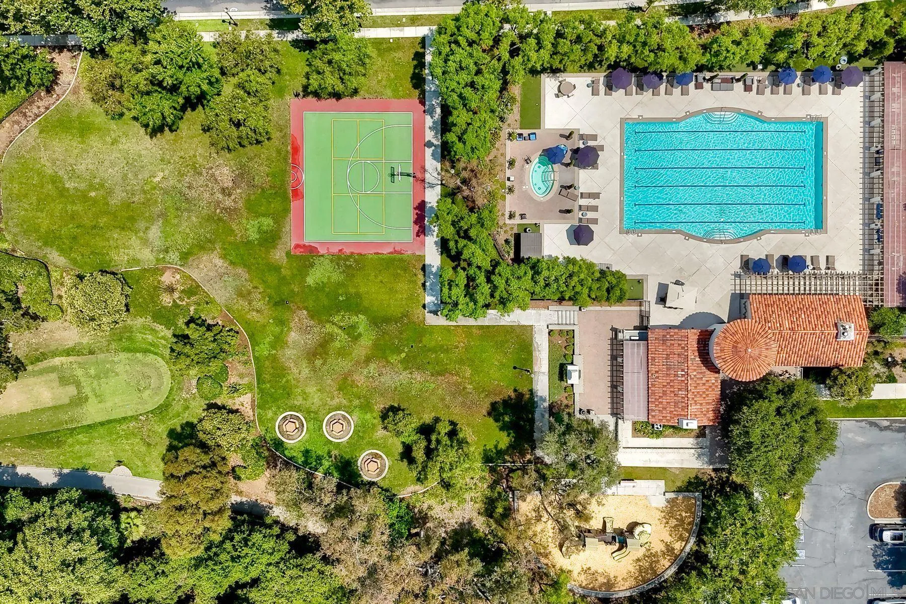 2476 Fallbrook Place Escondido, CA 92027 - Photo 7 of 33 an aerial view of a house with a garden