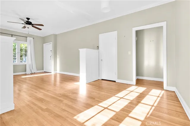 a view of an empty room