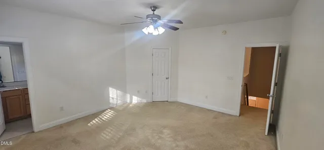 a view of small space with racks on the wall