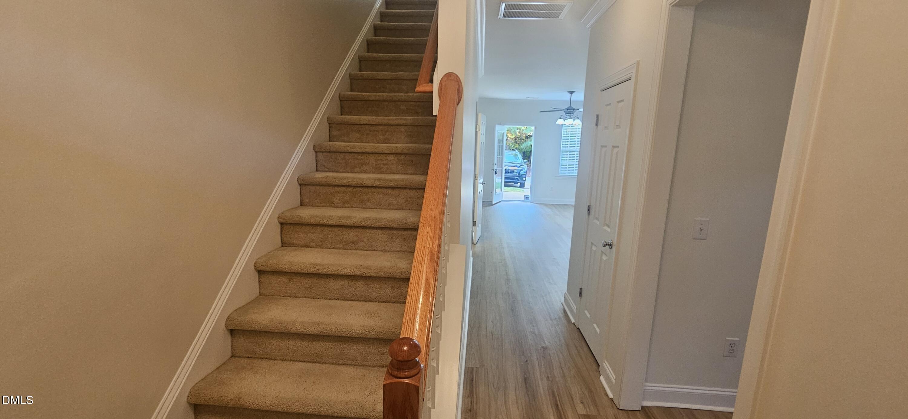138 West Savannah Ridge Road Holly Springs, NC 27540 - Photo 9 of 22 a view of entryway and gallery with wooden floor