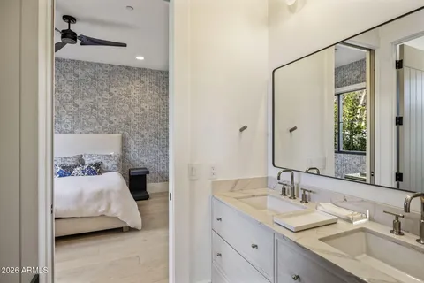 a front view of house with yard outdoor seating and barbeque oven