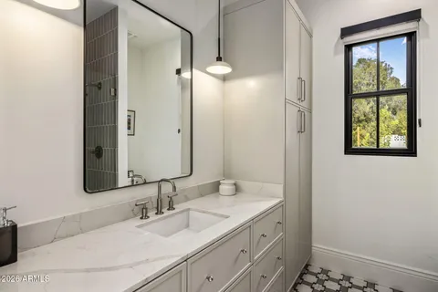 a view of a bird door of the house