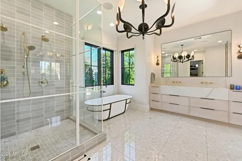 a living room filled with furniture