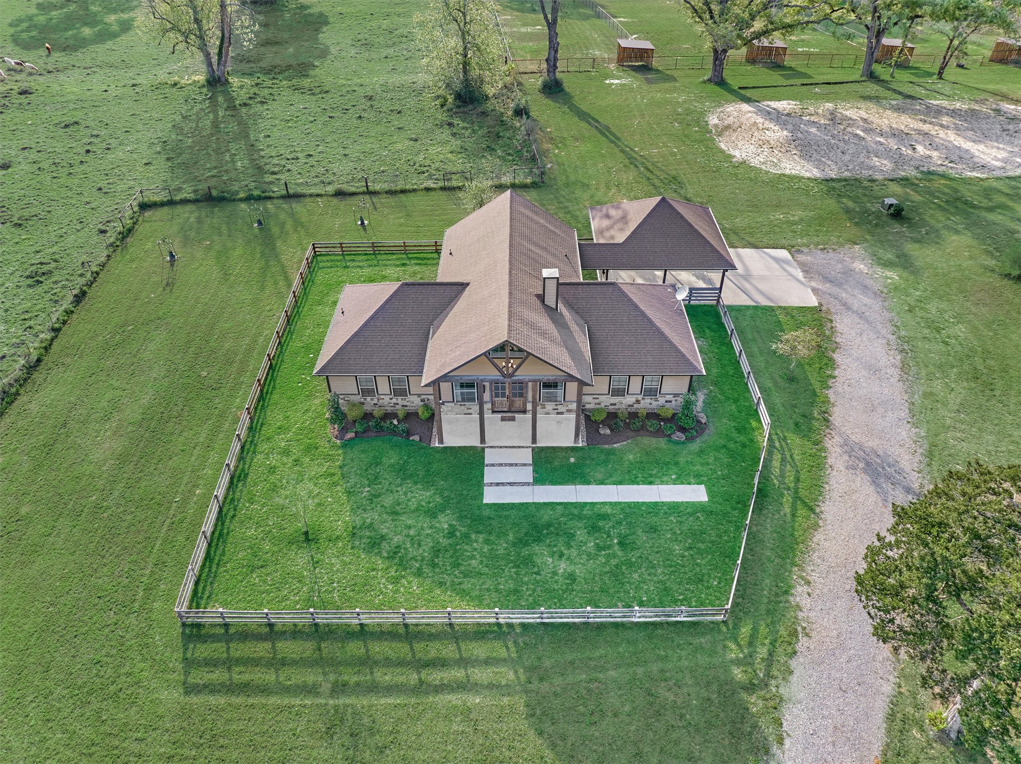 13125 Browder Traylor Road Willis, TX 77378 - Photo 37 of 50 an aerial view of a house