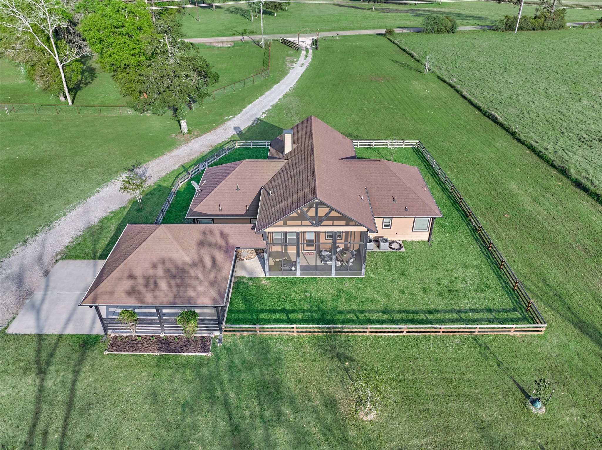 13125 Browder Traylor Road Willis, TX 77378 - Photo 4 of 50 an aerial view of a house
