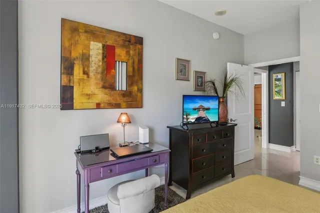 a view of a garden from a window