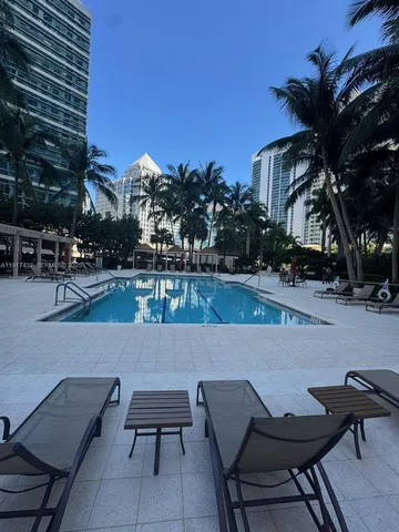 a view of outdoor space yard and swimming pool