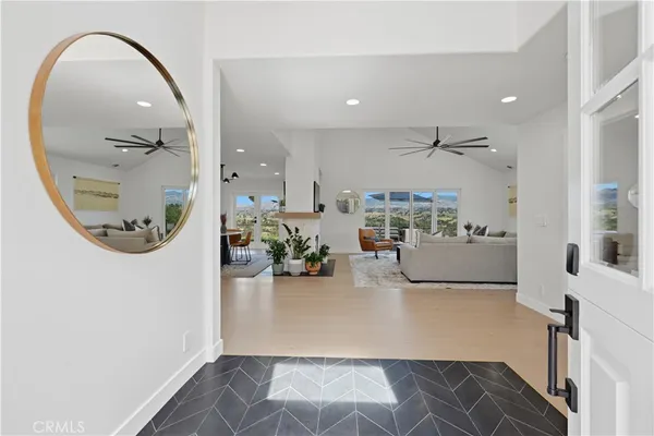 a very nice looking room with a large window