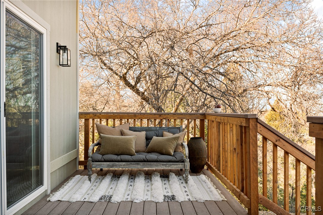 26880 Abner Drive Lake Arrowhead, CA 92352 - Photo 30 of 36 a outdoor view with a sitting space