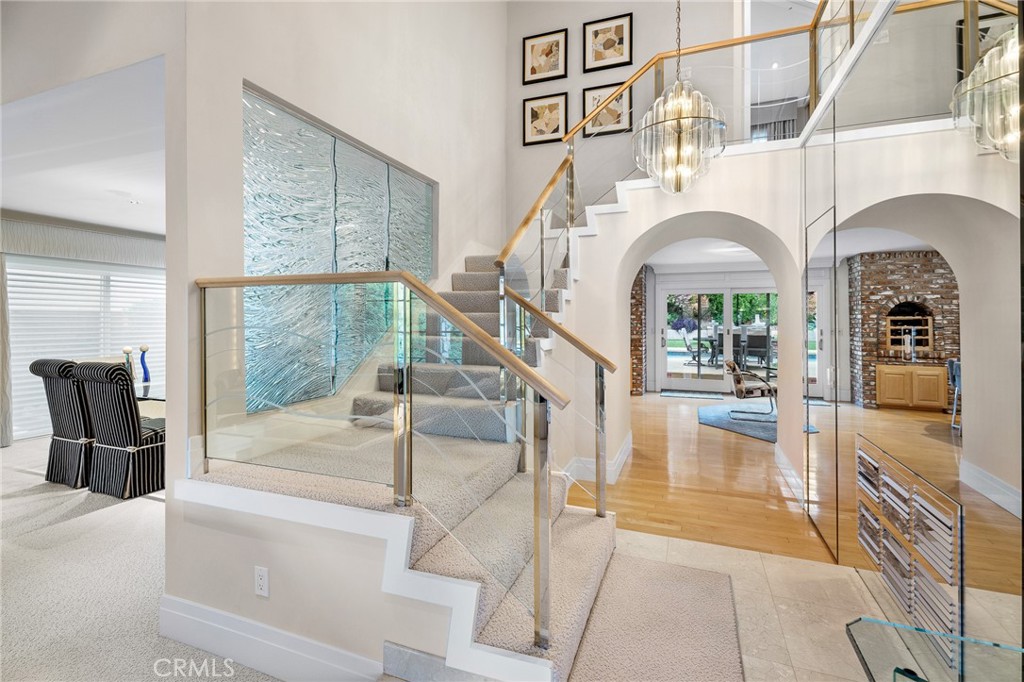 18927 Granada Circle Porter Ranch, CA 91326 - Photo 14 of 75 a view of entryway and hall with dining area