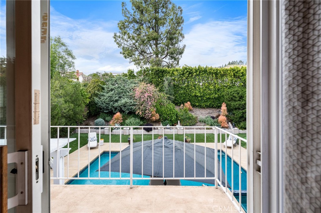 18927 Granada Circle Porter Ranch, CA 91326 - Photo 43 of 75 a view of balcony with wooden floor and fence