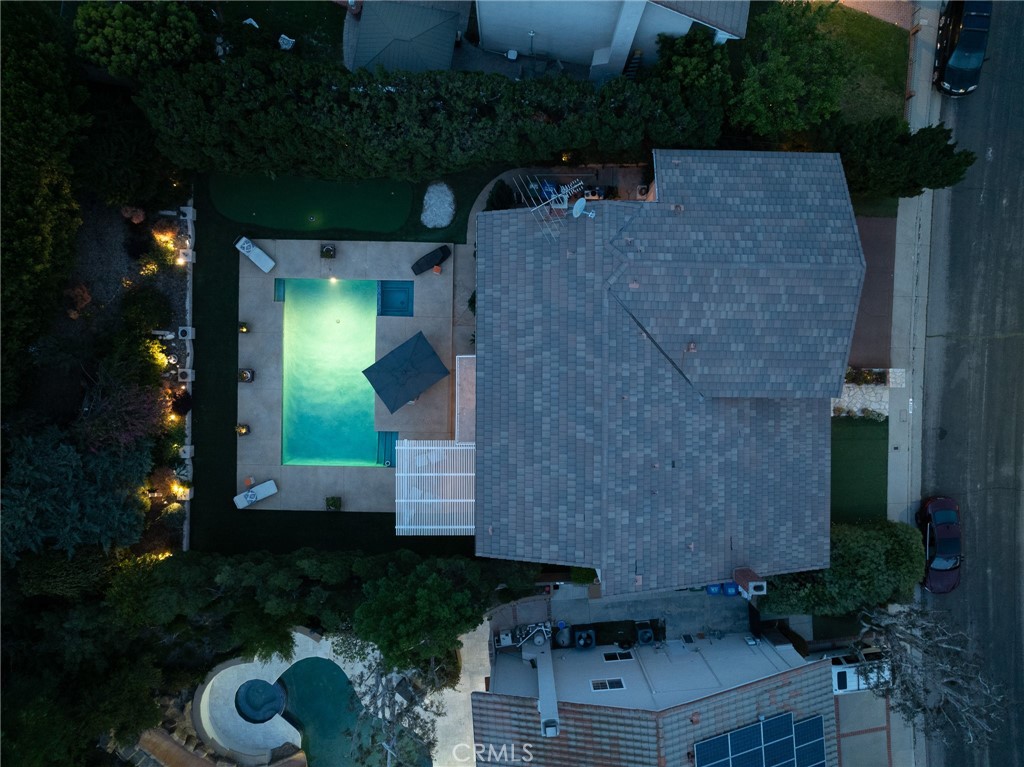 18927 Granada Circle Porter Ranch, CA 91326 - Photo 74 of 75 an aerial view of multiple house with outdoor space