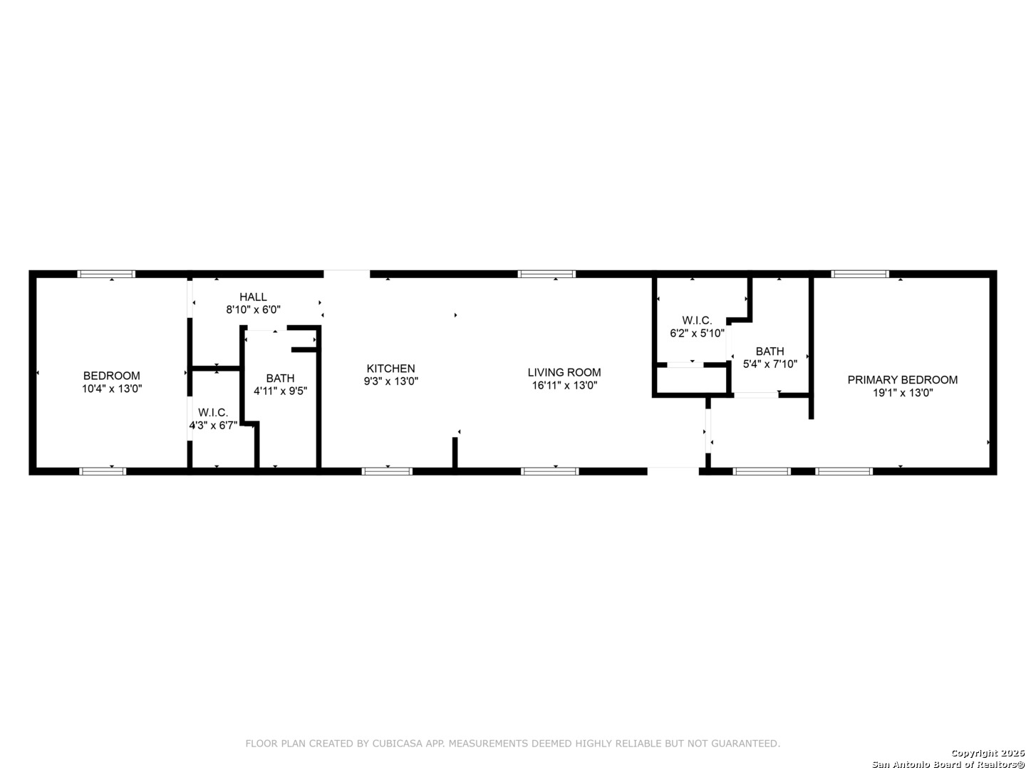 1510 12th Street Hondo, TX 78861 - Photo 14 of 14 a picture of a floor plan