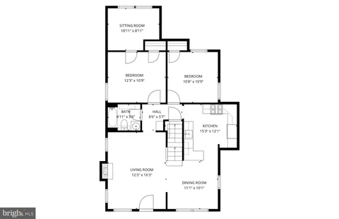 a picture of a floor plan