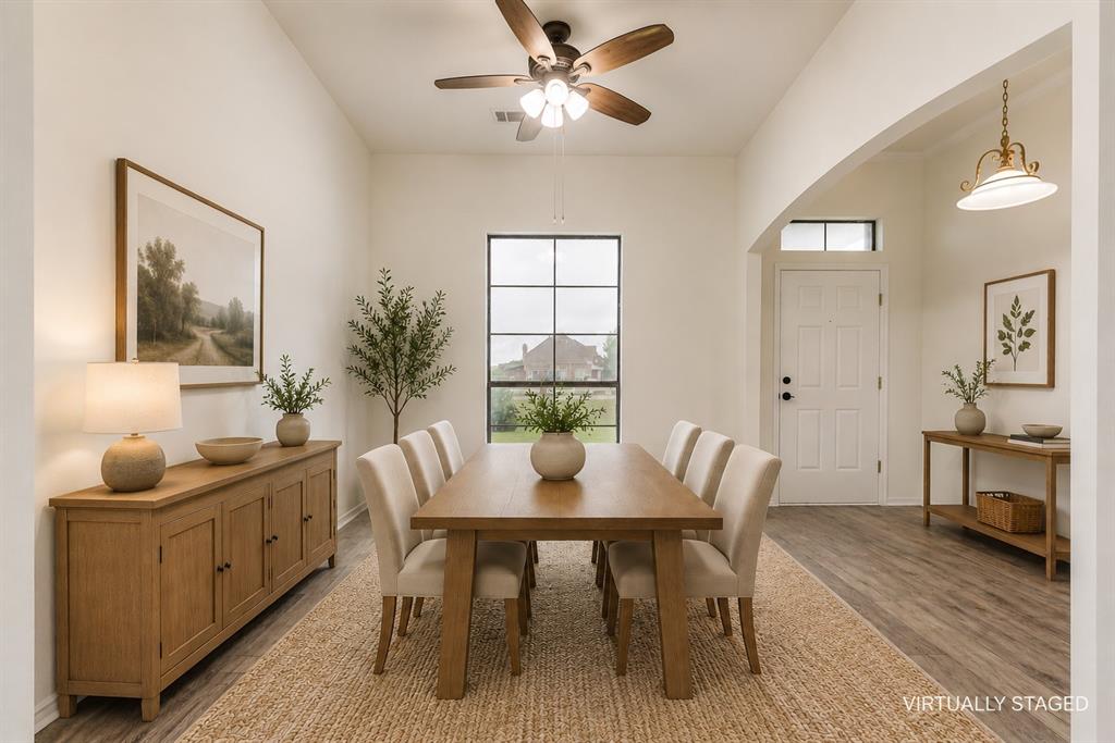 14316 Rising Spring Road Haslet, TX 76052 - Photo 8 of 31 Dining room - virtually staged
