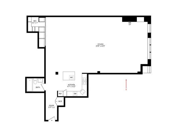 $1,850,000 | 708 Greenwich Street, Unit 2F | West Village