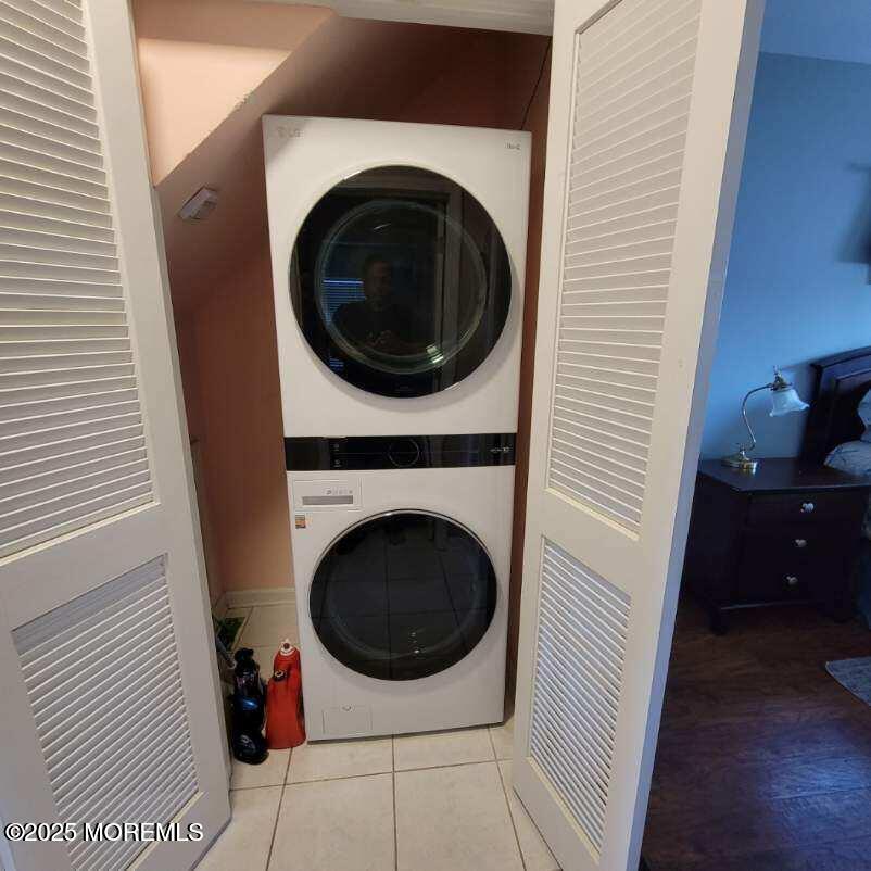 30 Stockton Avenue Seaside Park, NJ 08752 - Photo 12 of 16 a view of a hallway with washer and dryer