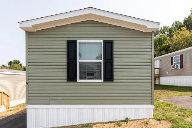 a view of a house with a balcony