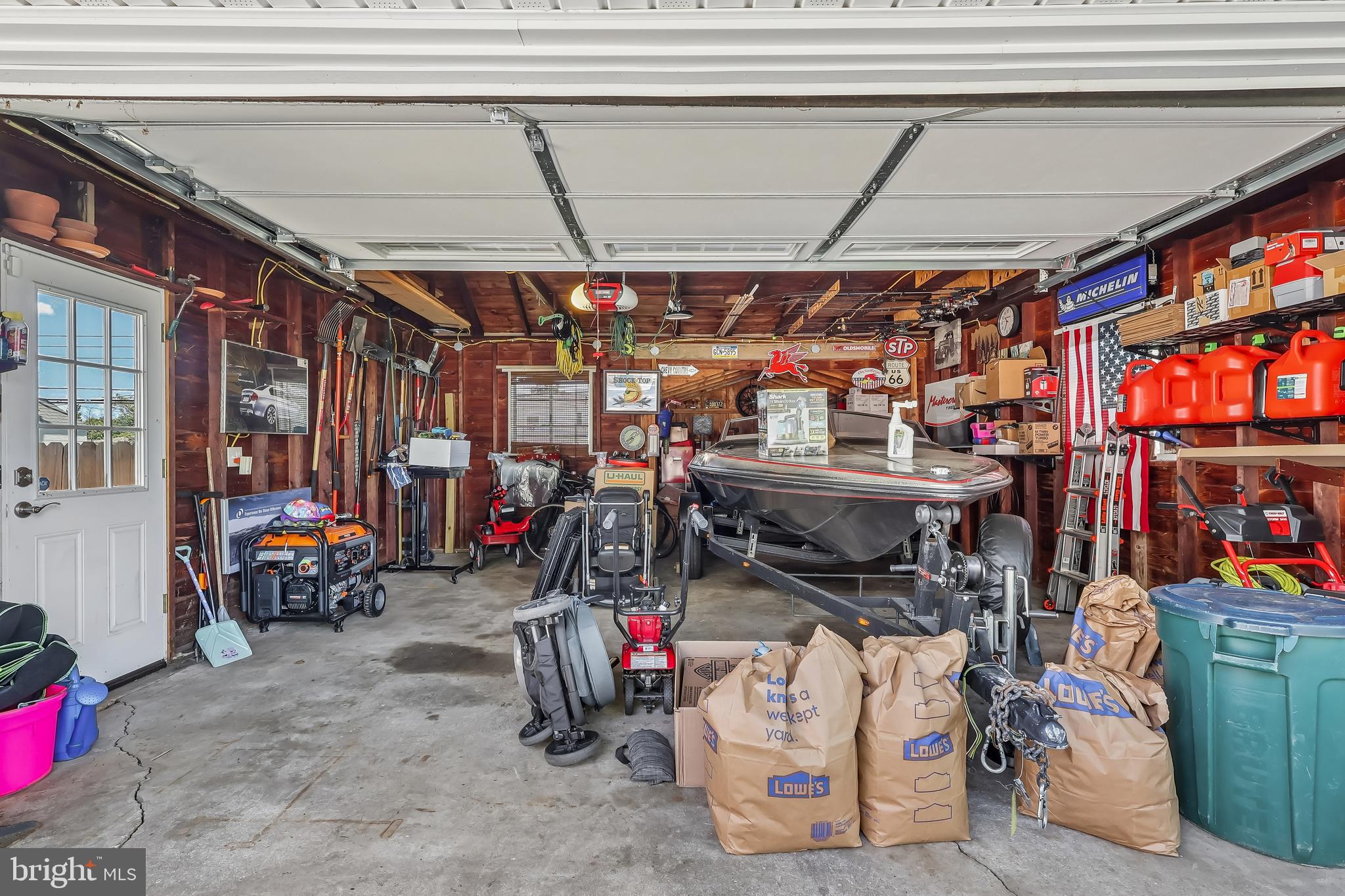 311 Hampton Road Hatboro, PA 19040 - Photo 36 of 53 Inside the garage, extra storage in ceiling
