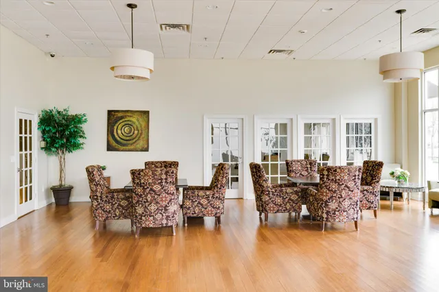 a view of a building and a street