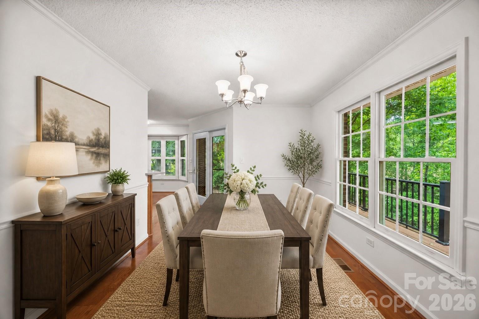 1917 Rucker Road Shelby, NC 28152 - Photo 14 of 41 a view of a dining room with furniture window and outside view