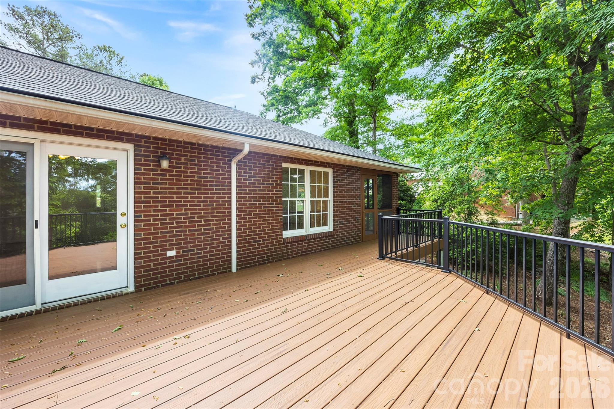 1917 Rucker Road Shelby, NC 28152 - Photo 39 of 41 a balcony with wooden floor
