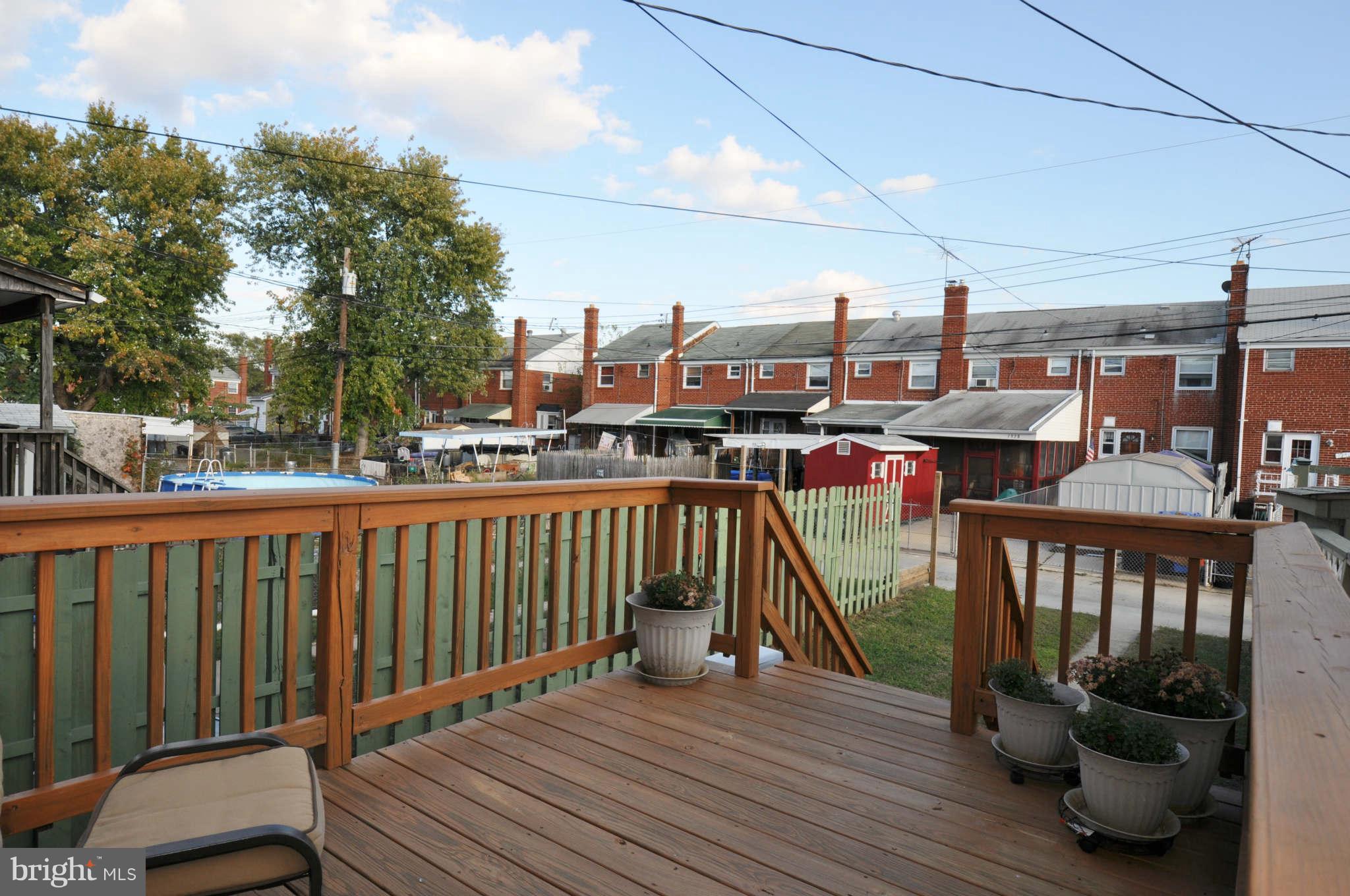 1921 Penhall Road Baltimore, MD 21222 - Photo 27 of 29 a view of a balcony with furniture
