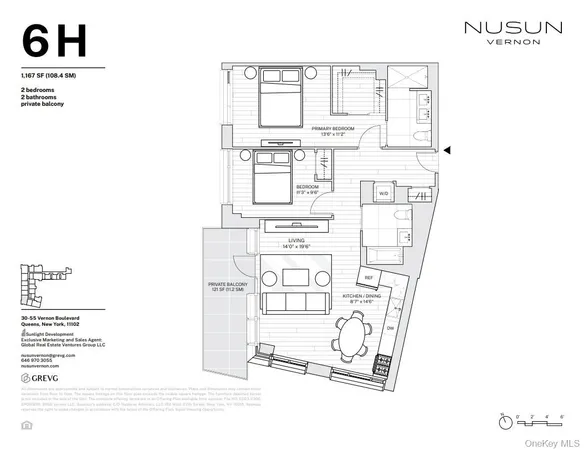 $1,637,955 | 30-55 Vernon Boulevard, Unit 6H | Astoria