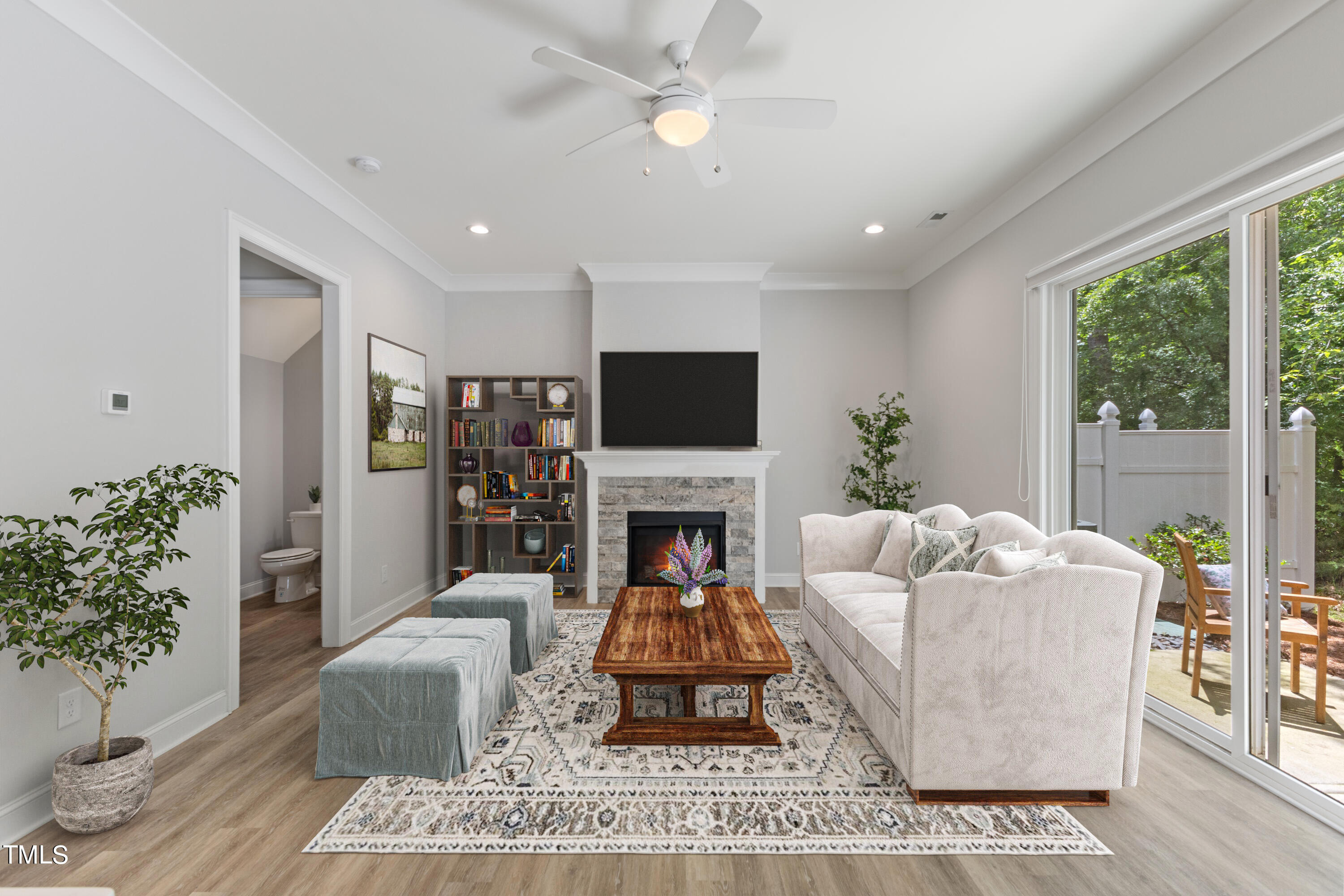 311 Ashton Ridge Lane Cary, NC 27513 - Photo 4 of 27 Virtually Staged Living Room