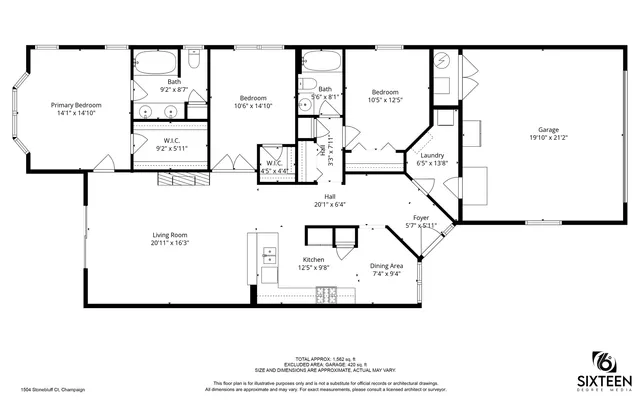 $255,000 | 1504 Stonebluff Court, Unit 1504, Champaign, IL 61822
