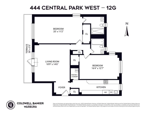 a view of a city with lush green forest