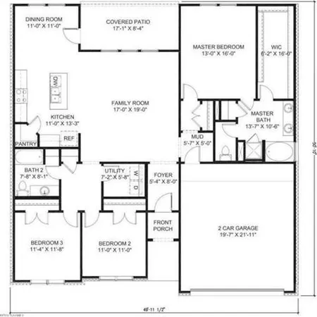 $2,100 | 75736 Rickelin Drive, Covington, LA 70435