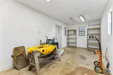 a room with storage and utility