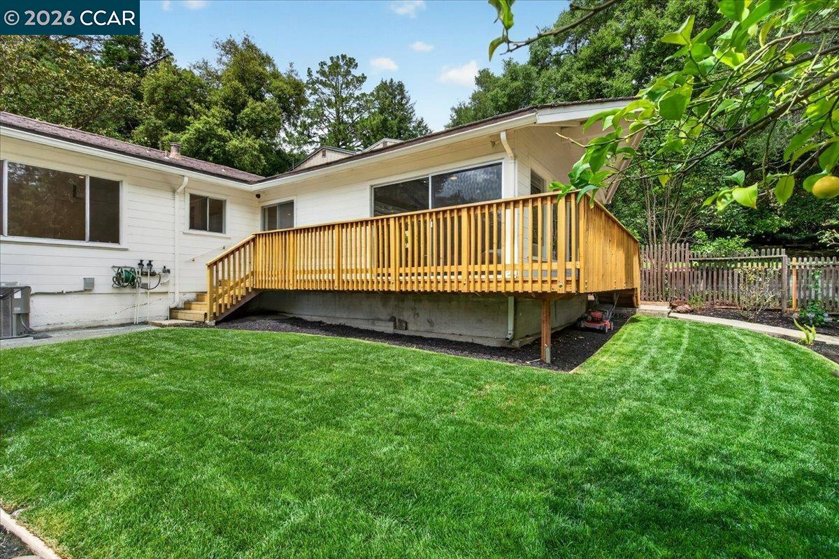 24 Las Vegas Road Orinda, CA 94563 - Photo 37 of 47 a view of a house with a backyard