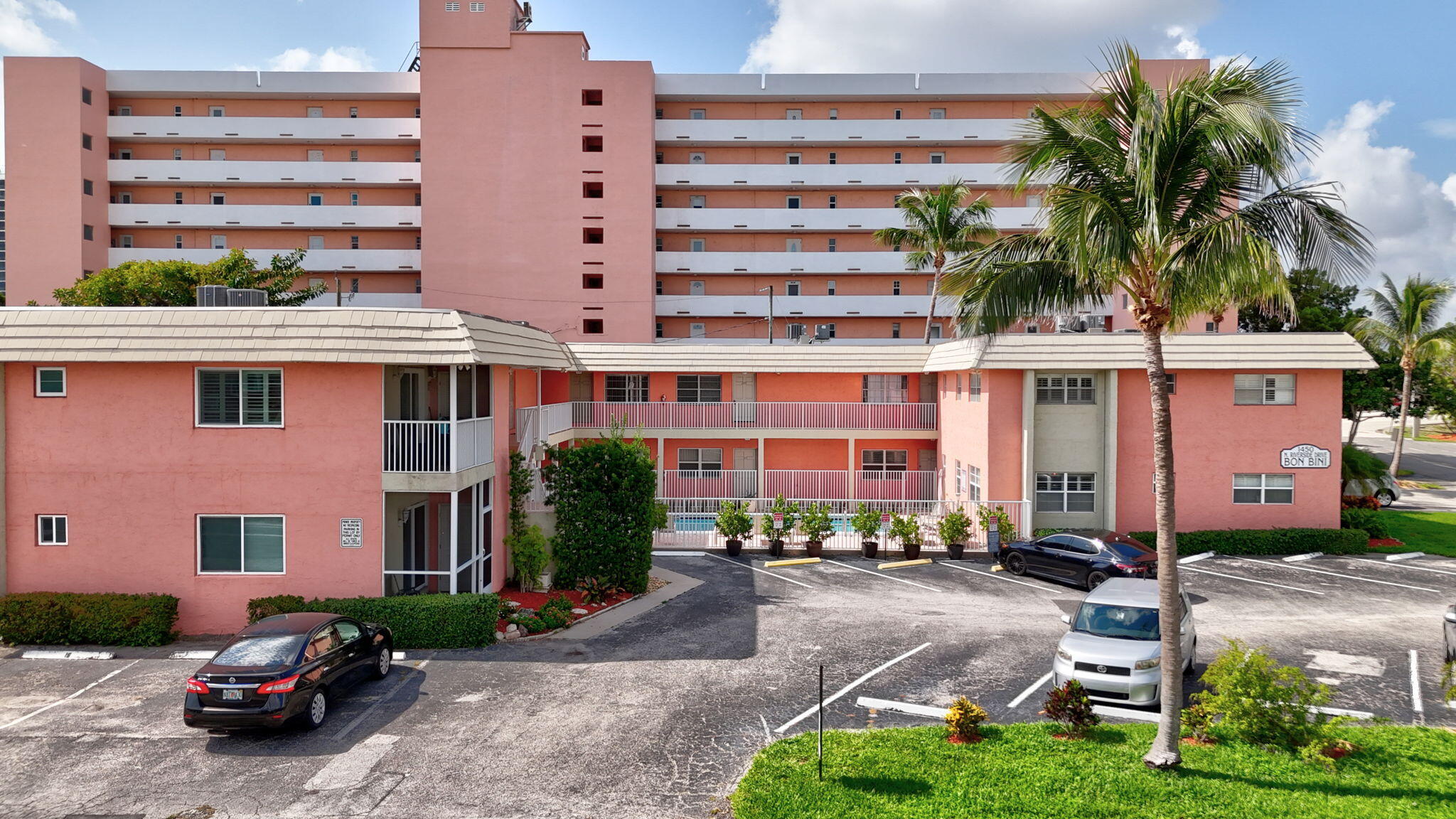 1450 North Riverside Drive, Unit 103 Pompano Beach, FL 33062 - Photo 5 of 34 a front view of a building with street view