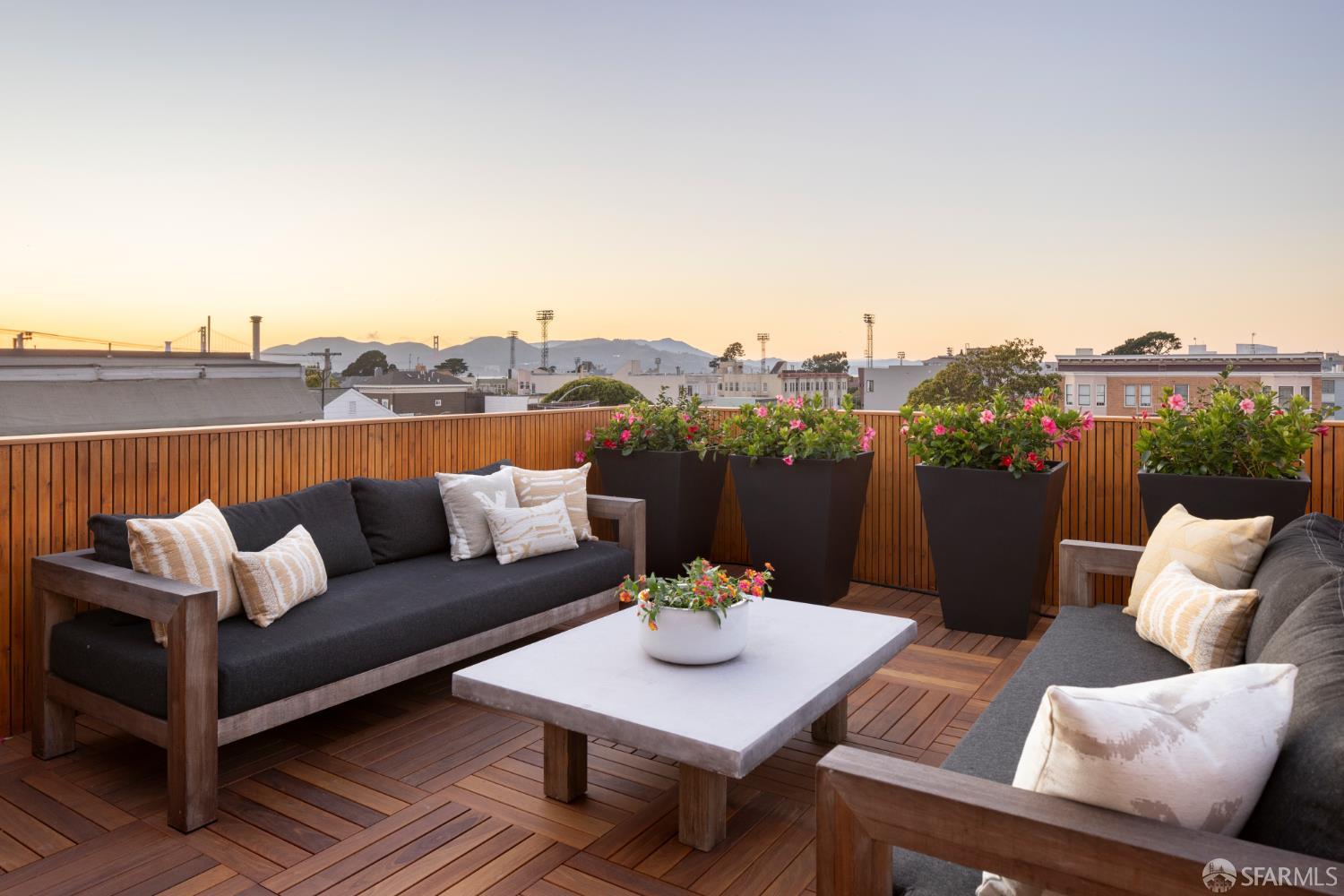 1864 Greenwich Street San Francisco, CA 94123 - Photo 19 of 27 a view of a terrace with furniture