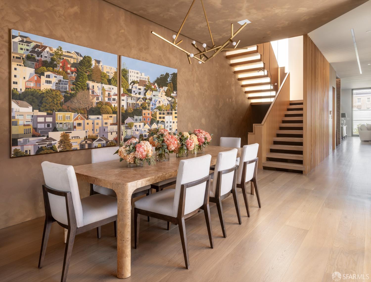1864 Greenwich Street San Francisco, CA 94123 - Photo 4 of 27 a dining room with furniture and wooden floor