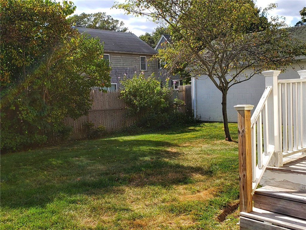 46 Ausdale Road Cranston, RI 02910 - Photo 16 of 16 Partially fenced in yard is perfect for a cookout