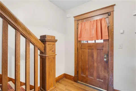 a view of front door