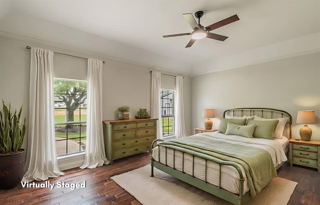13507 Friendship Road Pilot Point, TX 76258 - Photo 13 of 39 a bedroom with a large bed and a window