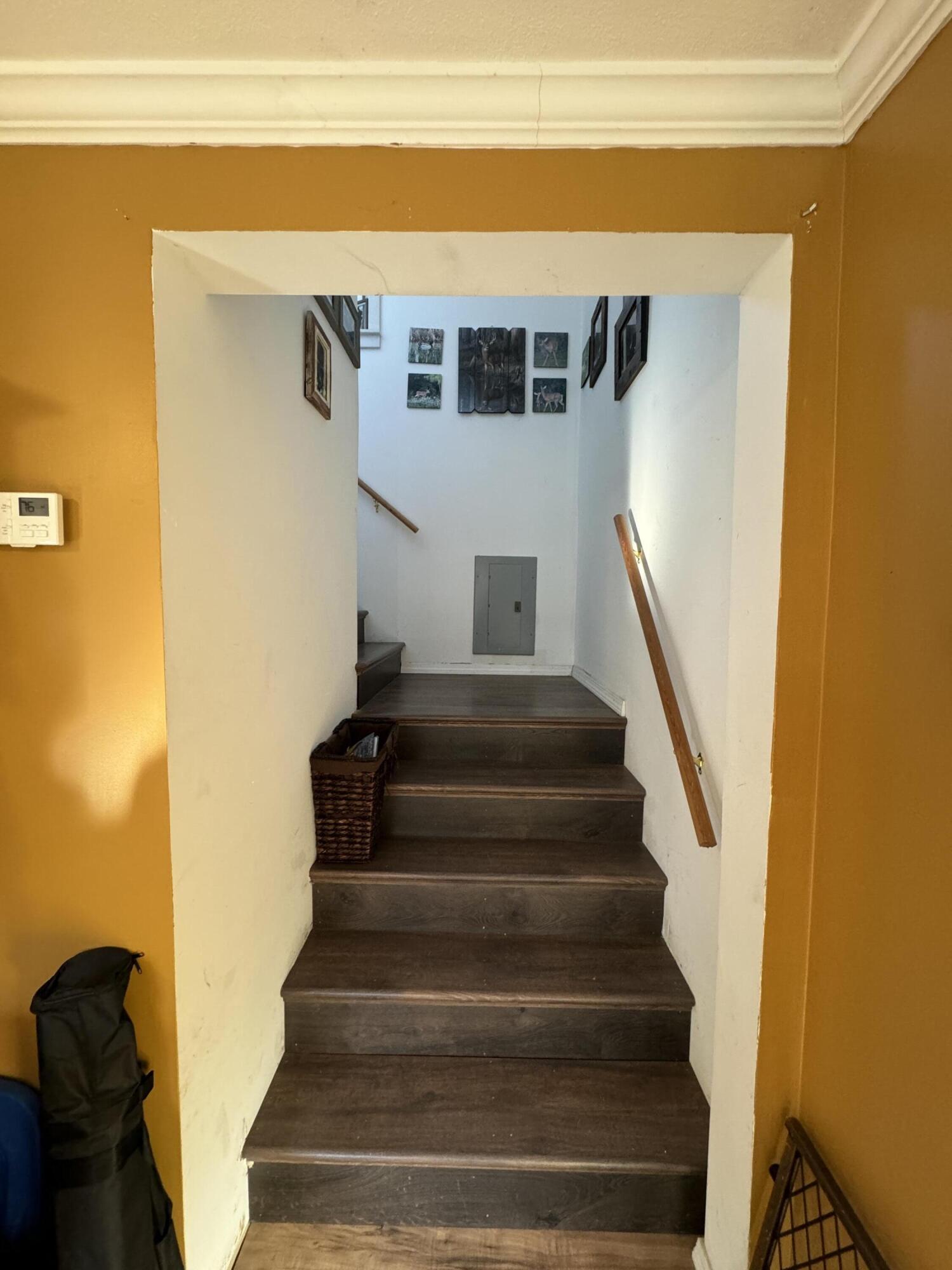 825 Mt Pleasant Road Stetson, ME 04488 - Photo 18 of 56 Stairs from Living Room