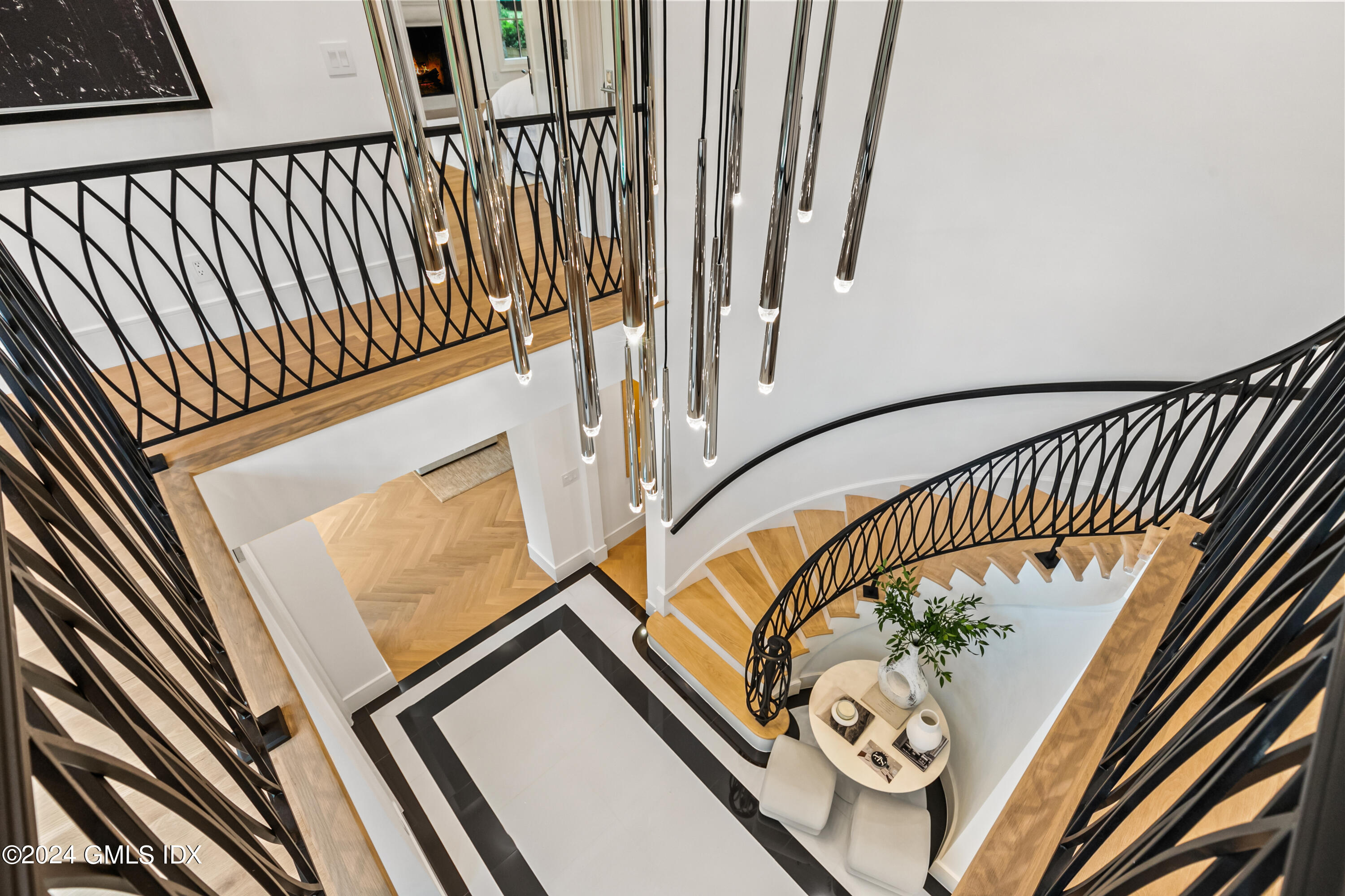 248 Round Hill Road Greenwich, CT 06831 - Photo 5 of 49 a view of stairs and an front door